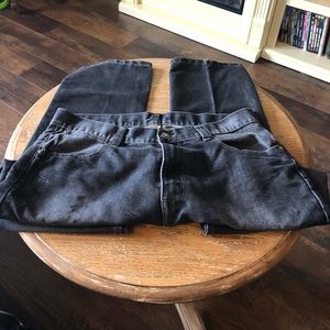 New P D& C Black Acid Wash Jeans Size 34X32 nwot